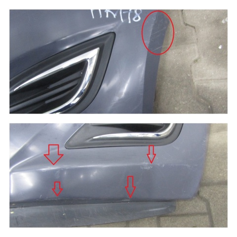 ZDERZAK PRZÓD PRZEDNI HYUNDAI I20 I 1 LIFT 12-15