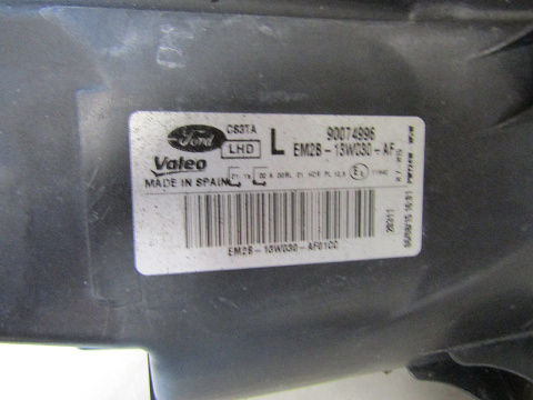 LAMPA PRZÓD FORD S-MAX II 2 GALAXY MK3 ZWYKŁA SOCZEWKA 14-19 LH EM2B-13W030