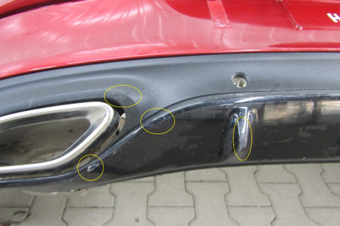 Zderzak tył Mercedes C 205 COUPE CABRIO AMG 15-21