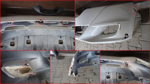 Zderzak przód przedni Honda Stream 2 II 07-09