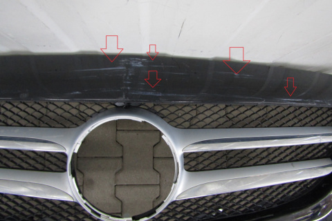 Zderzak przód przedni Mercedes C-klasa W205 205 14-18 / Ślizgi