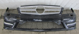 Zderzak przód przedni Mercedes C klasa 204 AMG lift 11- (LEDY)