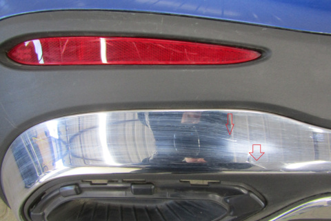 Zderzak tył MERCEDES W254 X254 GLC AMG 22-