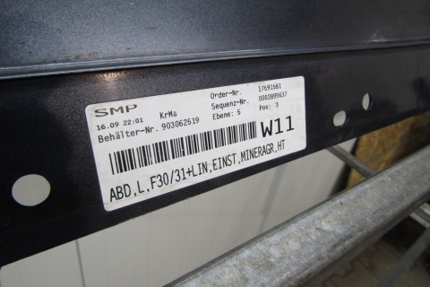 Listwa progowa lewa BMW 3 F30 F31 11-18 sedan kombi
