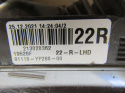 LAMPA PRZÓD TOYOTA CHR CH-R 1 I LIFT FULL LED 20-23 RH 81110-YP280-00