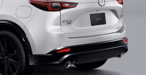 Dyfuzor dokładka zderzaka tył MAZDA CX5 /KF/-SKYACTIV 23-
