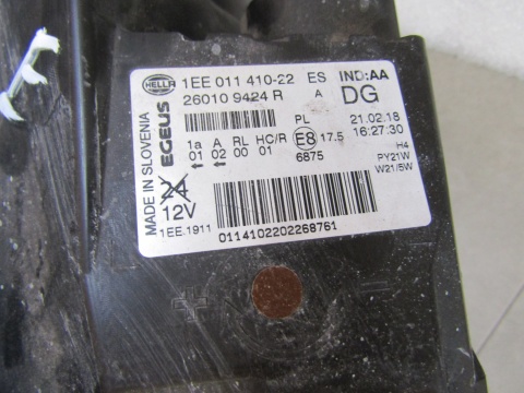 LAMPA PRZÓD RENAULT TRAFIC 3 III ZWYKŁA 14-19 RH 260109424R