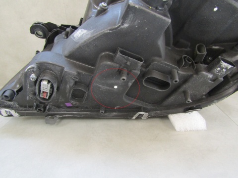 LAMPA PRZÓD MERCEDES GL X164 164 KSENON SKRĘTNY USA 06-12 RH 1ZS263400-46
