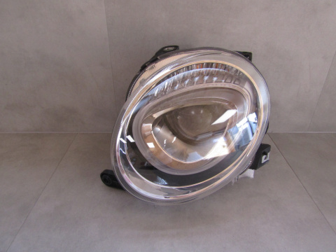 LAMPA PRZÓD FIAT 500 LIFT ZWYKŁA SOCZEWKA 15- LH