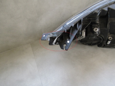 LAMPA PRZÓD FORD TRANSIT CUSTOM LIFT ZWYKŁA SOCZEWKA LED 17-23 LH JK2113W030D