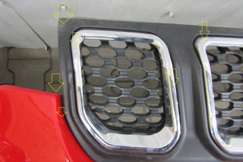 Zderzak przód przedni Jeep Compass 2 II Lift 21-