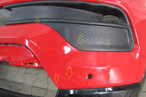 Zderzak przód przedni Jeep Compass 2 II Lift 21-