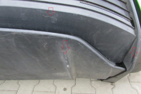 Zderzak tył tylny Porsche Taycan 9J0 19-24