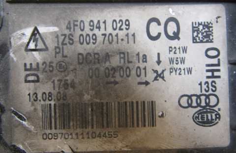 Lampa przód Audi A6 C6 KSENON SKRĘTNY 04-08 LH 4F0941029