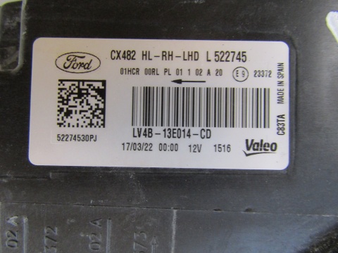 Lampa przód Ford Kuga MK3 LED RH 19-24 LV4B-13E014-CD