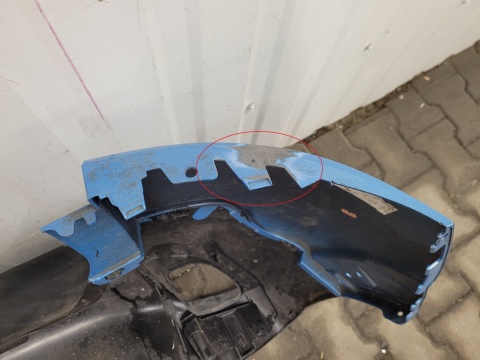 Zderzak tył tylny Citroen C3 Aircross 17-