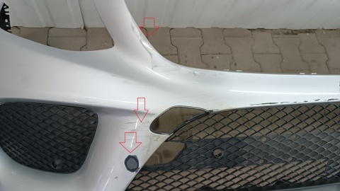 Zderzak przód przedni Mercedes GLE W166 AMG 15-19