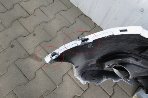 Zderzak przód przedni Dacia Sandero II lift 17- (+wzmocnienie)