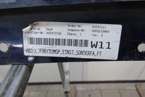 Listwa progowa lewa BMW 3 F30 F31 M Pakiet 11-18