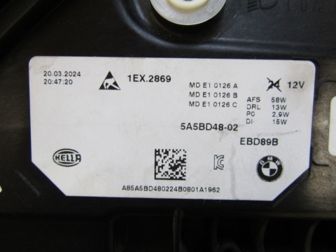 Lampa przód BMW X1 U11 FULL LED 22- RH 5A5BD48