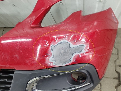 Zderzak przód przedni Peugeot 2008 I 1 Lift 16-19