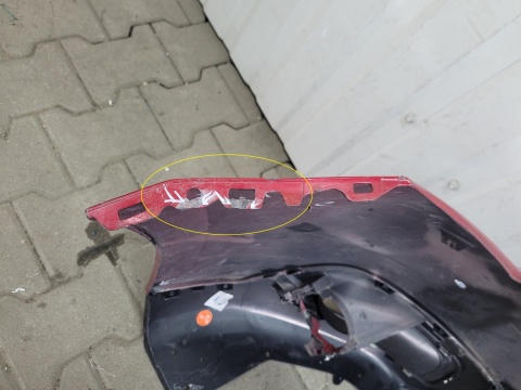 Zderzak przód przedni Peugeot 2008 I 1 Lift 16-19