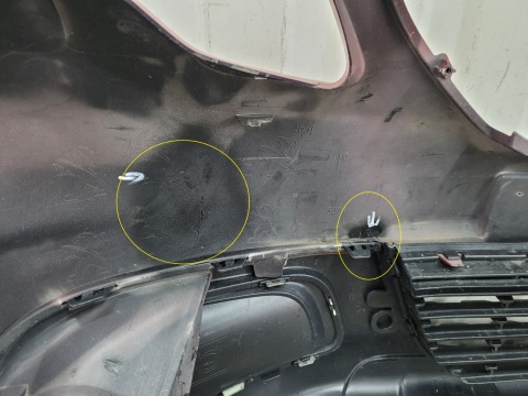 Zderzak przód przedni Peugeot 2008 I 1 Lift 16-19