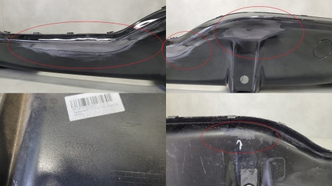 Dyfuzor spoiler dokładka zderzaka tył tylna tylnego Seat Cupra Tavascan 24-