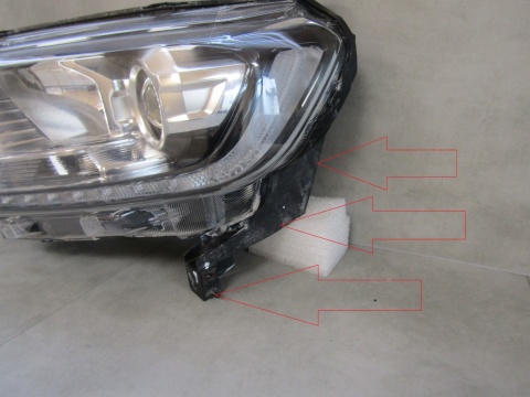 LAMPA PRZÓD FORD RANGER V 5 LIFT KSENON + LED 19- LH LEWA