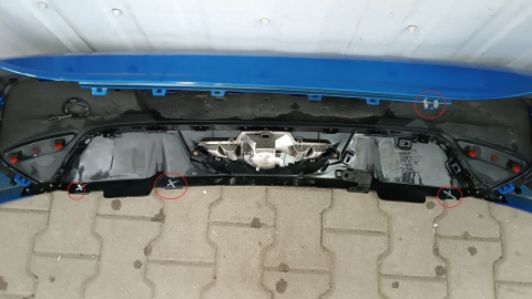 Zderzak tył tylny Peugeot e 208 e208 2 II GT-Line Elektryk 19- / 4 PDC