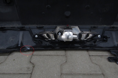 Zderzak tył tylny Peugeot e 208 E208 2 II GT-Line Elektryk 19- (ślizgi)
