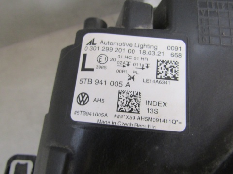 LAMPA PRZÓD VW TOURAN 2 II 5TB ZWYKŁA 15- LH LEWA 5TB941005A
