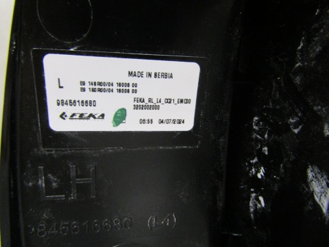 Komplet lamp tylnych lewa prawa Citroen C3 IV ZWYKŁA Z LED 24- 9845616480 9845616680
