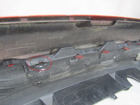 Zderzak tył tylny RENAULT CLIO IV 4 HB 12-16