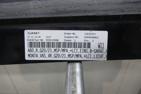 Listwa progowa prawa BMW 3 G20 G21 M Pakiet 18- sedan kombi