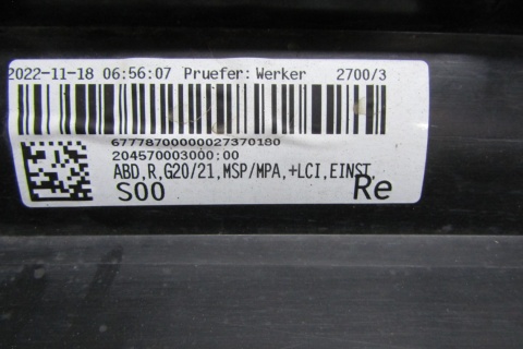 Listwa progowa prawa BMW 3 G20 G21 M Pakiet 18- sedan kombi
