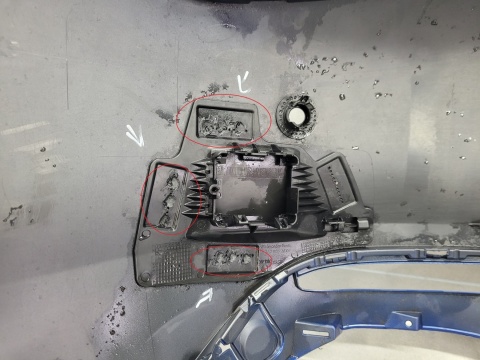 Zderzak tył tylny Mercedes SL R232 W232 232 21-