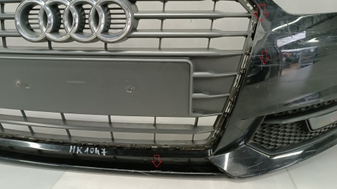 Zderzak przód przedni Audi A1 Lift 8XA 14-18 / + halogen x 2