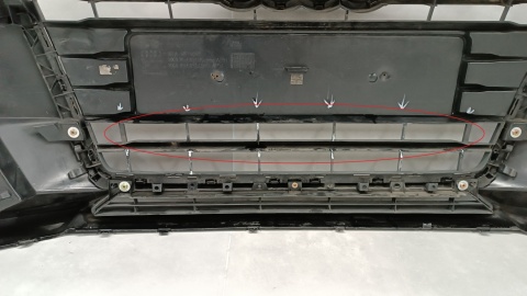 Zderzak przód przedni Audi A1 Lift 8XA 14-18 / + halogen x 2