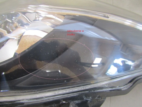 Lampa przód Toyota Yaris 3 III Lift ZWYKŁA SOCZEWKA Z LED 14-17 LH LEWA