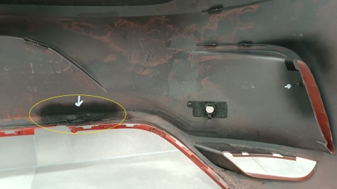Zderzak tył tylny RENAULT MEGANE IV 4 HB RS 16-