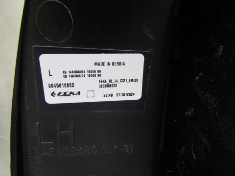 Komplet lamp tylnych lewa prawa Citroen C3 IV ZWYKŁA 24- 9848892180 9845602580