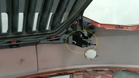Zderzak przód przedni Skoda Fabia 3 III 6V0 14-18 / + osłona