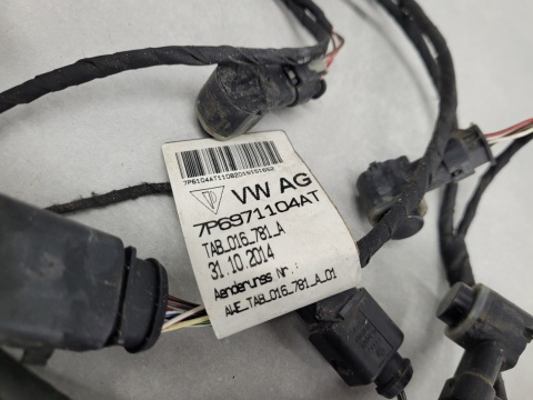 Instalacja wiązka czujniki PDC odblask tył VW Volkswagen Touareg 2 II 7P6