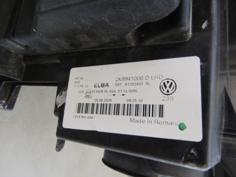 LAMPA PRZÓD VW CADDY 2K8 IV ZWYKŁA 20- RH PRAWA 2K8941006