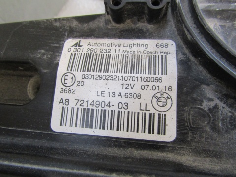 Lampa przód BMW 2 F45 F46 LED 14-18 RH PRAWA 7214904