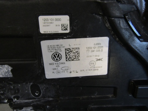 LAMPA PRZÓD VW MULTIVAN T7 LED LH LEWA 21- 7T1941035B