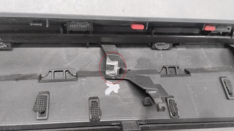 DEKOR KONSOLI DESKI ANGLIK 8Y2853189G AUDI A3 8Y QUATTRO