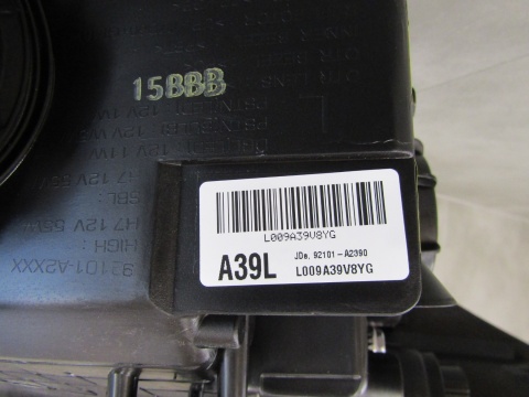LAMPA PRZÓD KIA CEED 2 II GT PROCEED KSENON NIESKRĘTNY + LED 12- LH LEWA 92101-A2390