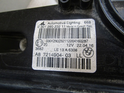 Lampa przód BMW 2 F45 F46 LED 14-18 RH PRAWA 7214904